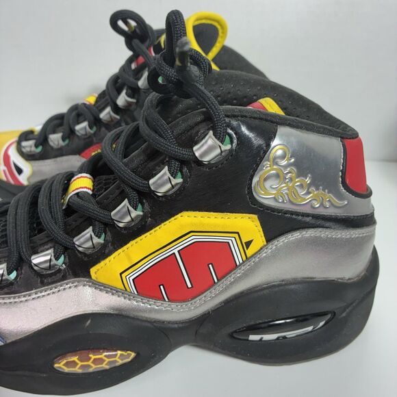 Reebok x Power Rangers Question Mid Shoes Size 7 Voltron Megazord Rare GY0590 - Picture 8 of 16